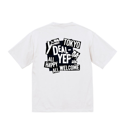 TYPO LOGO HEAVY WEIGHT BIG TEE white image
